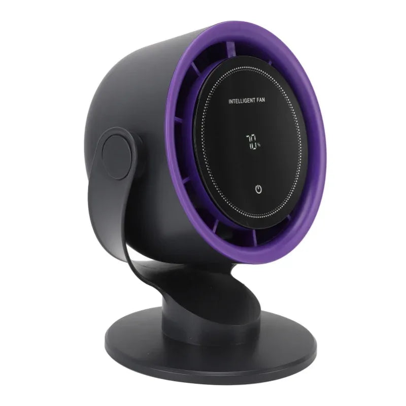 Desk Fan Battery Operated USB Rechargeable Personal Fan Quiet Small Portable Fan 100 Speed Adjustable Digital Display For Office