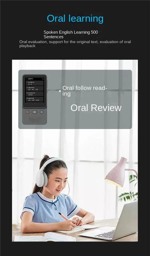 AI Intelligent Voice Translation Machine for 138 Online Languages, Photo Translation, Recording, Transcription, and Translation