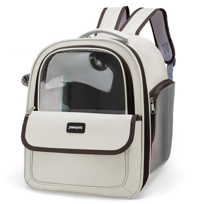 Pet Carrier Backpack, Going Out Large Cat Backpack Transparent Space Capsule Breathable Portable Bag Backpack Cat Dog Supplies