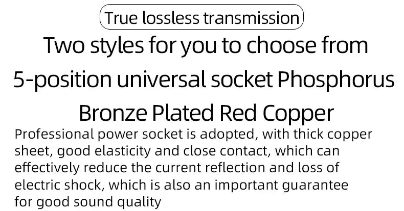 ATAUDIO Hifi Power Filter Power Power Conditioner Purifier Surge Protection with US Plug and Universal Socket
