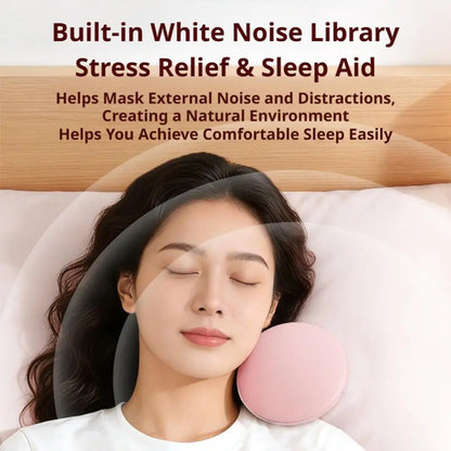 Bluetooth Speaker Under Pillow For Sleep Portable Ultra Slim White Noise Sleep Audio Air Bone Conduction Home Relax Rechargeable