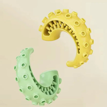 Dog Teething Toy Chew Stick Bite Resistant Fun Leak Proof Food Toy Pet Teether Cleaner Stick