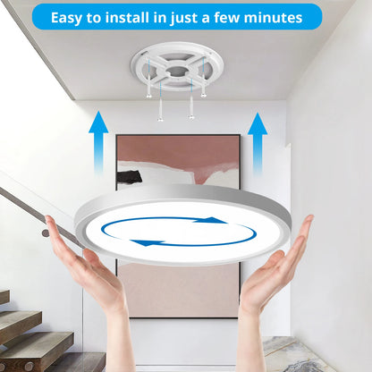 Oeegoo 24W LED Ceiling Light with Radar Motion Sensor, 2400 LM LED Lamp with Motion Sensor Indoor Round, 4000K, φ30CM