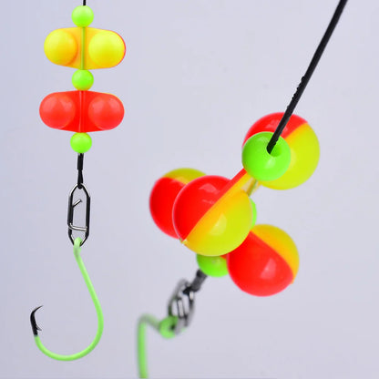 PROBEROS 5pcs 6/0 8/0 10/0 Artificial Catfish Rigs with Rattler High Quality Fishing Equipment  for Freshwater Fishing Wholesale
