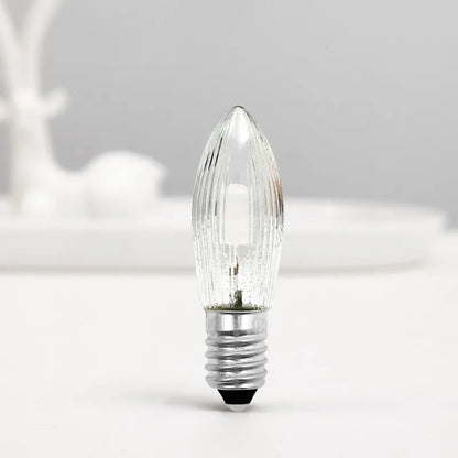 Warm-White E10 Tapered Candles Light Bulbs LED Replacement Bulbs for Lights Candle Arch Bathroom Kitchen Home Lamps Bulb Decor