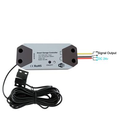 Wofea WiFi Smart Garage Door Opener Controller DC12/DC24V Works with Alexa Google Home 2.4G APP No Gateway Required
