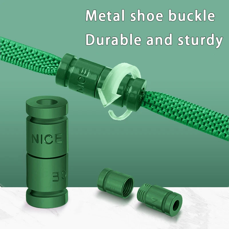 Elastic Laces Sneakers No Tie Shoe laces Colorful Capsule Lock Shoelaces Without ties Kids Adult 0.6cm Flat Shoelace 1Pair/2Pair