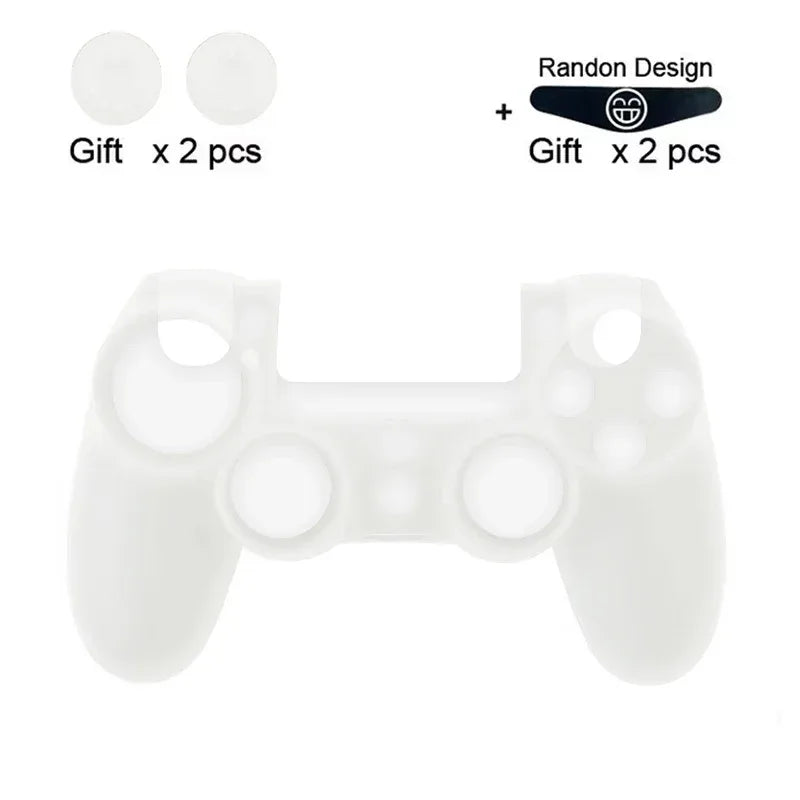 DATA FROG Silicone Protective Case for PS4 Controller – Anti-Slip Soft Cover for PS4 / PS4 Pro / PS4 Slim Gamepad