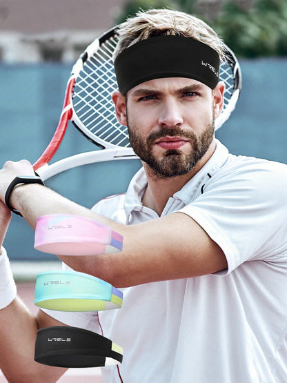 Sport Sweatband Breathable Quick Dry Basketball Tennis Hair Band Lightweight Sweat Absorb Fitness Running Cycling Hairband