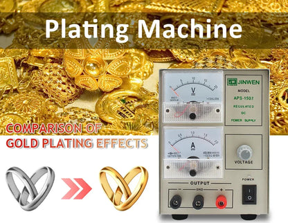 Silver Gold Plating Machine Jewelry Plater Electroplating Processing Tools with Voltage is Adjustable