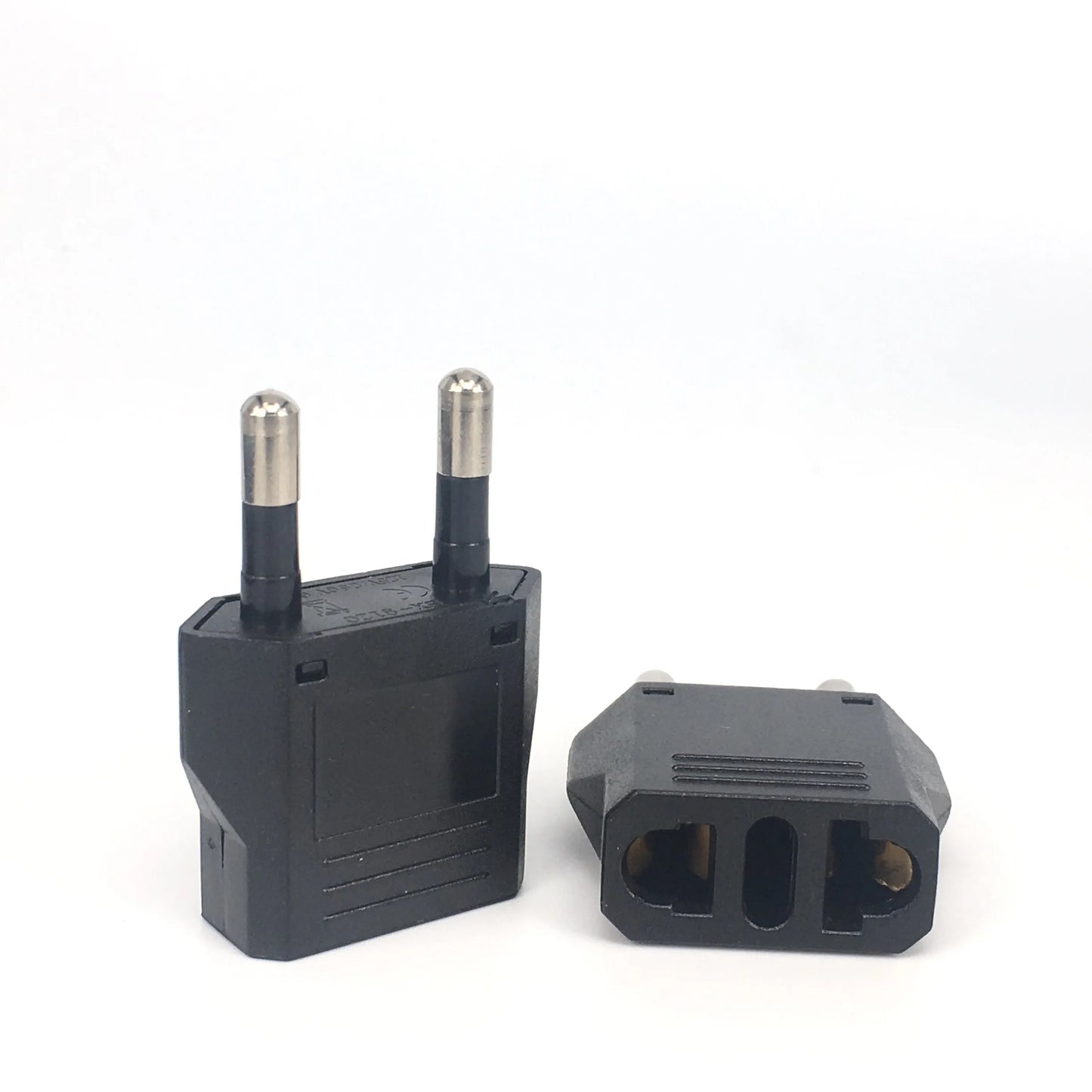 4.8mm US To EU Adapter Travel Converter Adapter American us to eu Plug Euro Plug electrical Adapter AC Electrical Socket Outlet