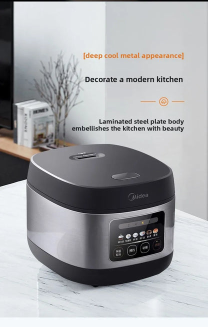 Home-use smart rice cooker with timer function, 4L/5L multi-functional non-stick large capacity MB-RE430
