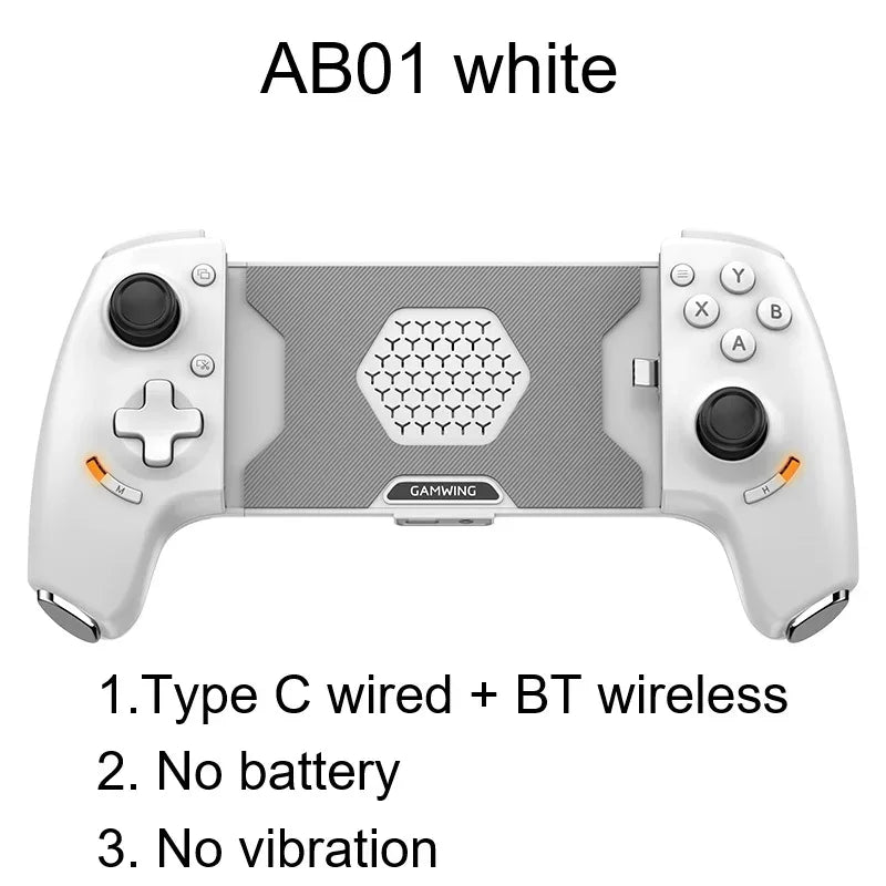 Gamwing AB01 AB02 AoBing Max Max+ Mobile Phone Game Controller Game pad Joystick Type-C Wired & BT Compatible with Android, iOS