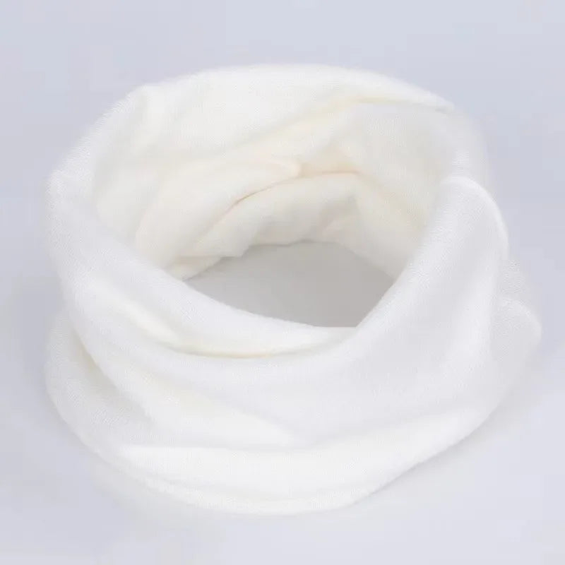 New Cashmere Winter Scarf for Baby Boys Girls Kids Knitted Scarves Unisex Elastic Mufflers Children Autumn Crochet Baby Scarf