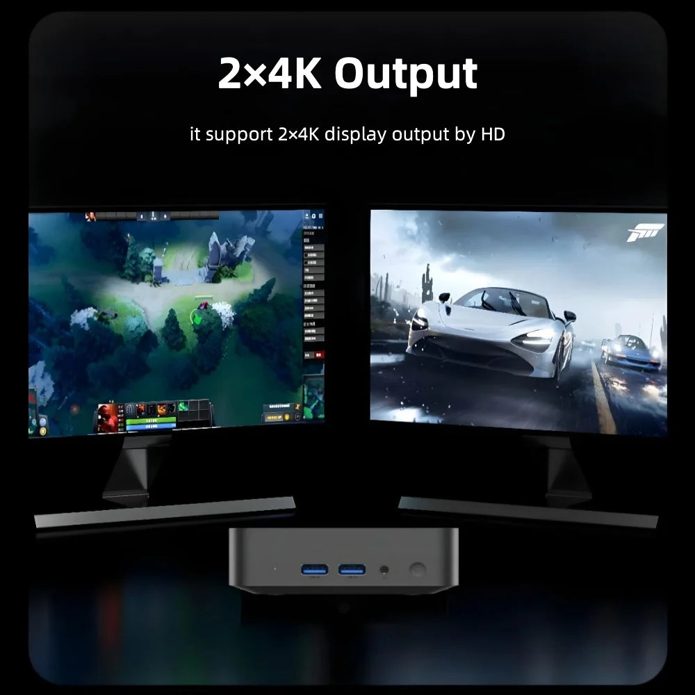 TOP MiniPC Windows 11 Intel Core i9 10980HK IntelN150 Pocket Computer 16GB 32GB RAM 1TB 2TB SSD minipc 1000M Ethernet Desktop PC