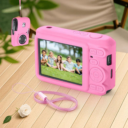 For KODAK PIXPRO FZ45 Soft Silicone Protective Case with Lanyard Slim Fit Camera Bag Camera Sleeve Camera Accessories