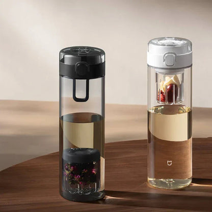 2025 Mijia Magnetic Tea Warehouse Cup Portable 800ml Tritan One-touch Pop-up Lid Water Bottle Tea Filtration Water Cup