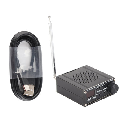Full Band Radio Receiver AM LW MW SW SSB LSB USB Scanner Portable with Antenna ATS-20+ Si4735 Electronic Components