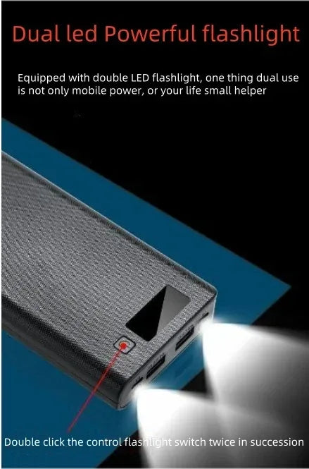 Dual USB Power Bank Battery Box Case 8*18650 LED DIY Shell Case Charging Storage Battery Holder Mobile Phone Charger For Xiaomi