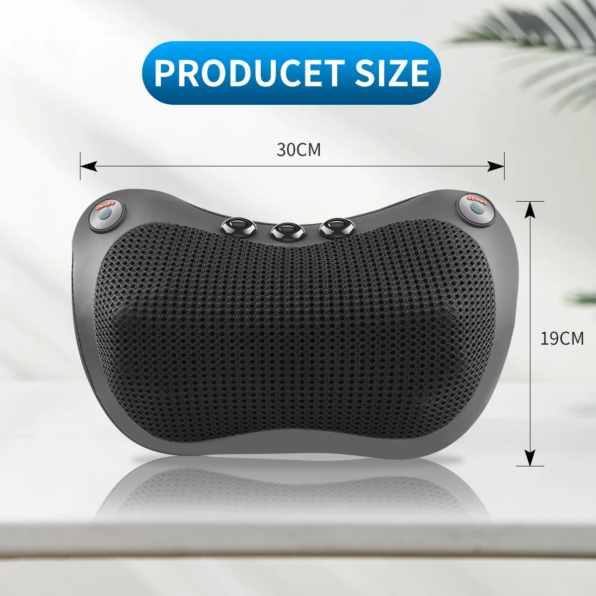 Head Neck Shoulder Back Massage Pillows Kneading Infrared therapy shiatsu  relaxation pillow massager
