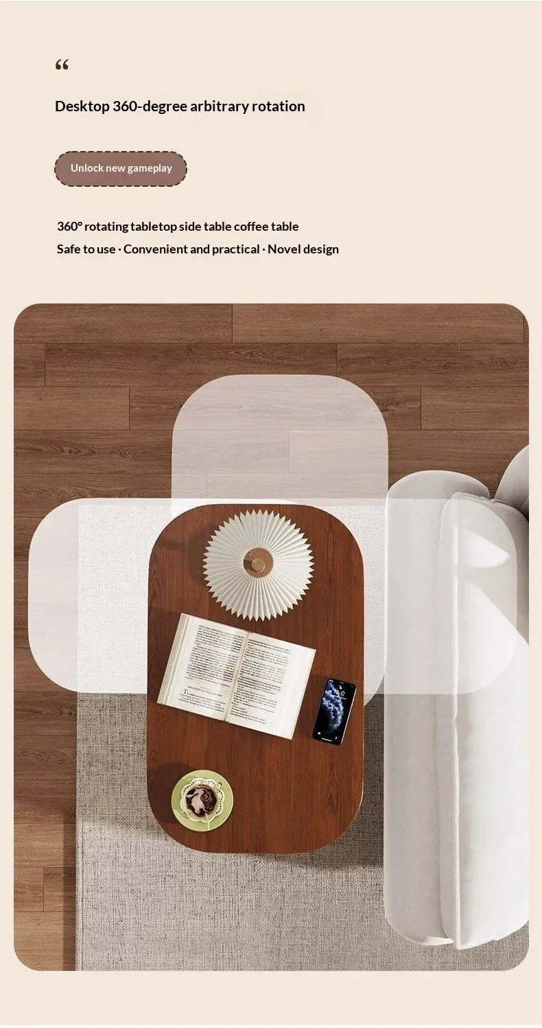 Adjustable Sofa Side Table Living Room Household Tea Table Small Coffee Table Bedroom Bedside Table Headboard Storage Rack