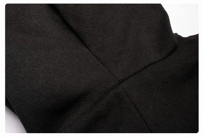 Men Punk Vintage Cape Casual Cloak Halloween Fur Collar Hooded Trench Medieval Costume Renaissance Party Autumn Winter Long Coat