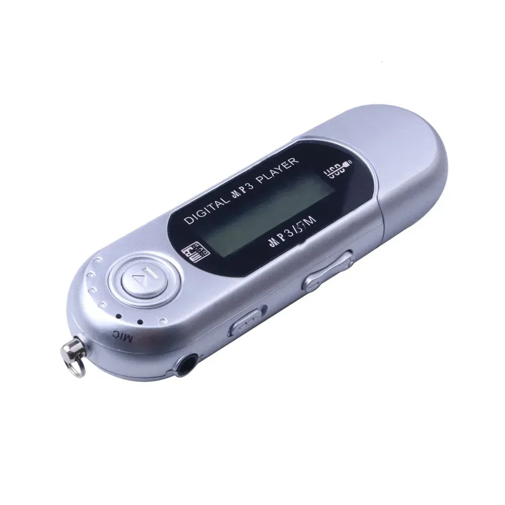 Mini USB MP3 Player Portable 32GB TF Storage FM Radio Music Player Digital LCD Screen Multifunction MP3 Music Player USB Stick