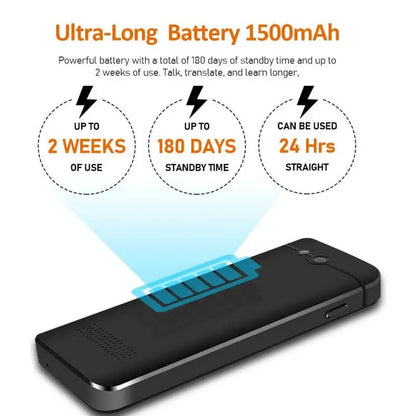 M9 Language Translator Device 107 National Languages Intelligent Translator Real-time Voice, Recording, Text Translation Device