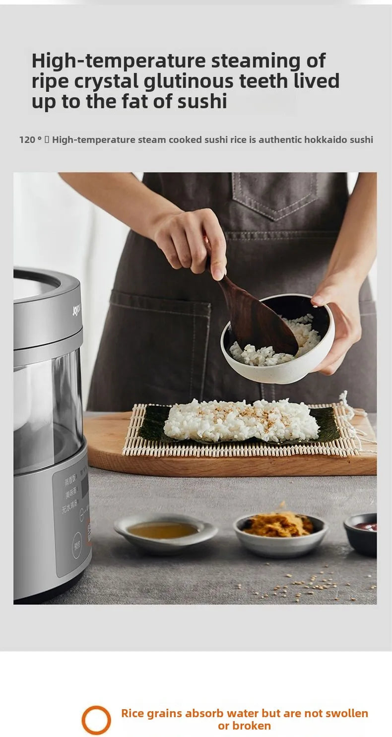 Steam rice cooker smart home low-sugar glass inner liner steamer multi-function rice cooker S160