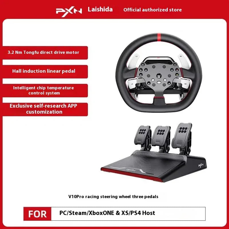 PXN V10 PRO Direct Drive Racing Simulator Game Steering Wheel Euro Truck 2 For PC/Xbox/PS