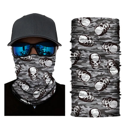 UV Protection Face Mask Neck Gaiter Windproof Scarf Sunscreen Breathable Bandana Balaclava for Sport Outdoor Running Motorcycle