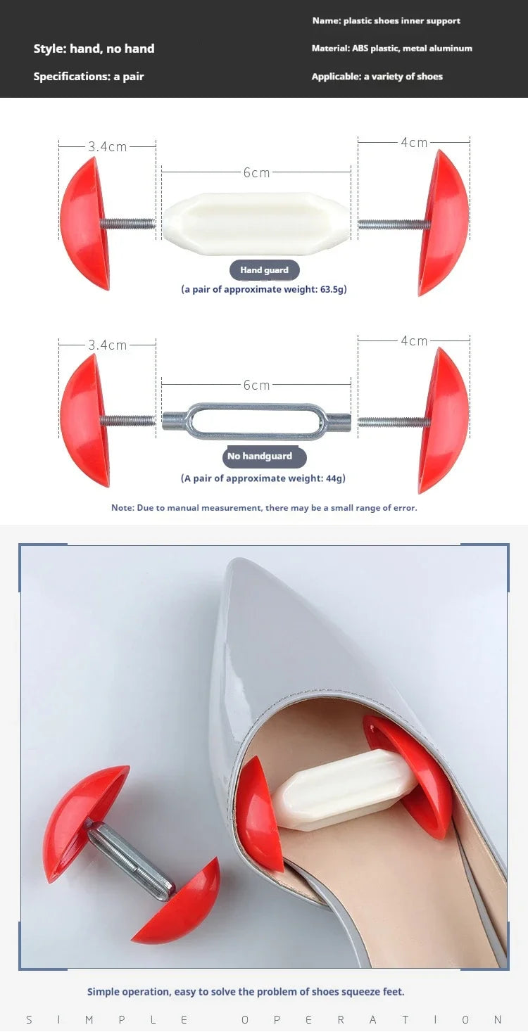 NEW Tree Shaping Anti Wrinkle Shoe Lasts Portable Mini Shoe Trees Anti Deformation Shoes Stretchers Sneakers Heels Shoes 2Pcs