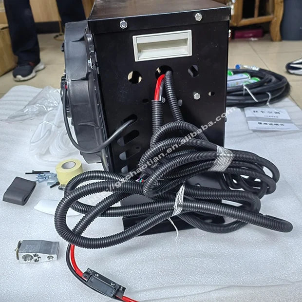New Energy Fully Automatic Inverter Car Electric Air Conditioner Electrical Vehicle AC Air Conditioner 12V 24V