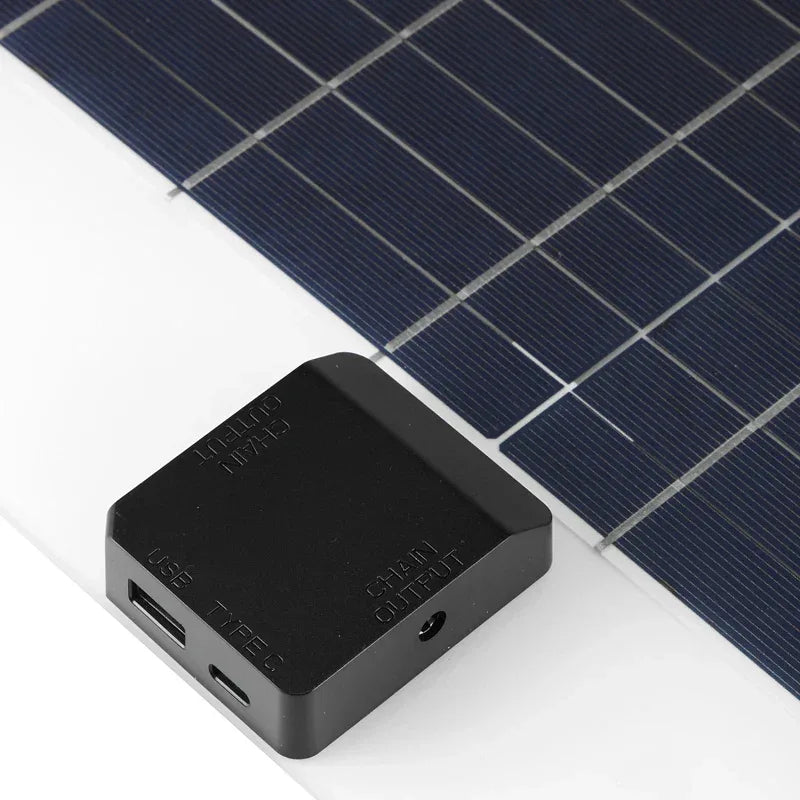 100W 5A-60A Solar Car Battery Charger Kit 5V/12V Fast Charging, high current fast charging Built-in Voltage Regulator