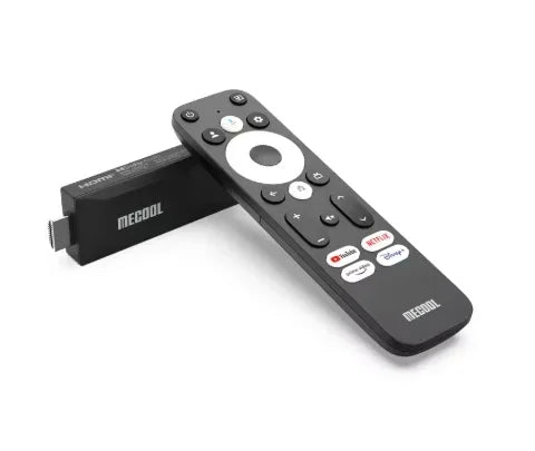 [Genuine] 2025 Newest Mini TV Stick MECOOL MEgo1 4K HDR 2GB+8GB 5G Built-in wifi LAN 100M Best Google Certified Netflix TV Stick