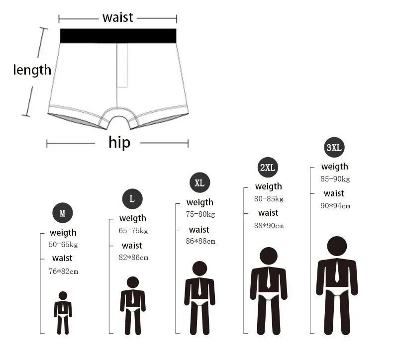 1Pcs Men Cotton Boxer Shorts Panties Underwear3 Colors L XL 2XL 3XL Soft Letter Belt Breathable Soft Fashion Sports