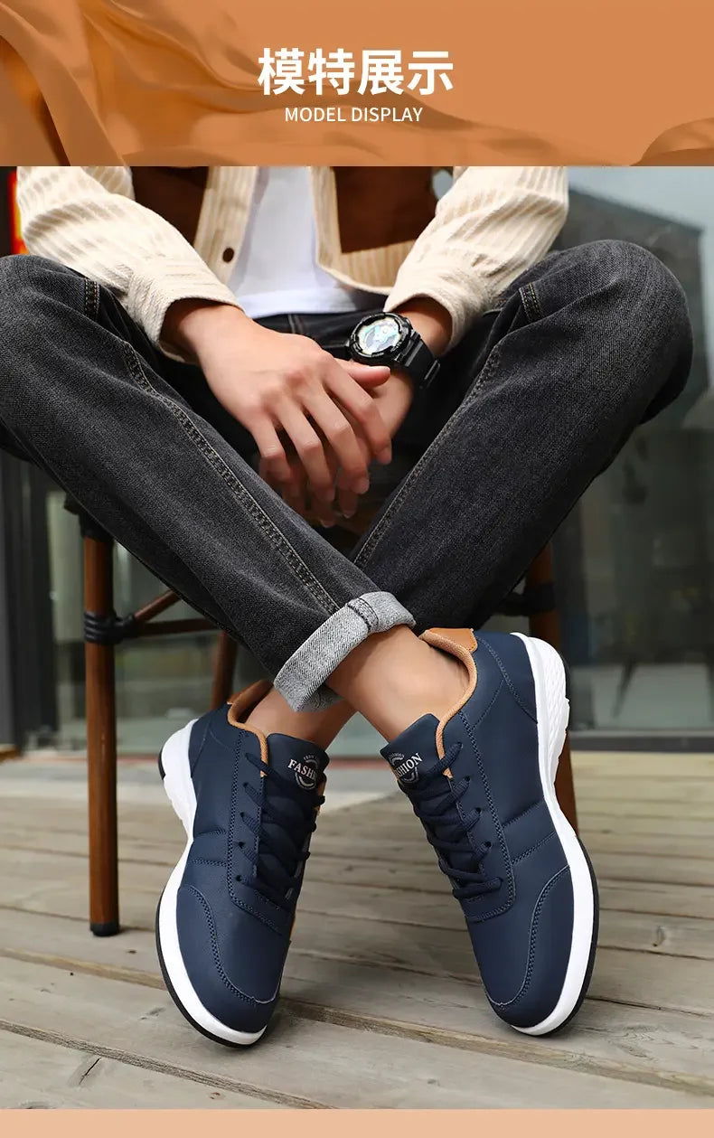 Brown Men Shoes Big 48 Sneakers Trend Casual Breathable Leisure Male Sneakers Non Slip Footwear Vulcanized Walking Shoes Hombre