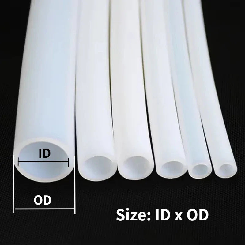 1/3/5/10M Transparent PTFE Tube For 3D Printer Parts Pipe ID 0.8 1 2 2.5 3 4 5 6 7 8 10mm F46 Insulated Hose Rigid Pipe 600V 3KV