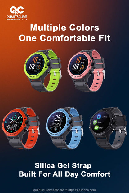 2025 QC K14 Kids Smartwatch GPS Navigation 700mAh Super Battery IP68 Waterproof Video Call Voice Chat Call Activity Tracker