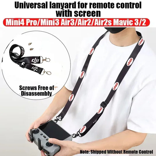 Lanyard for DJI RC & RC 2 & RC Pro Controller, DJI Mini 4 Pro Lanyard RC Neck Strap, Compatible with DJI Mini 3 Pro/Mavic 3/Air2