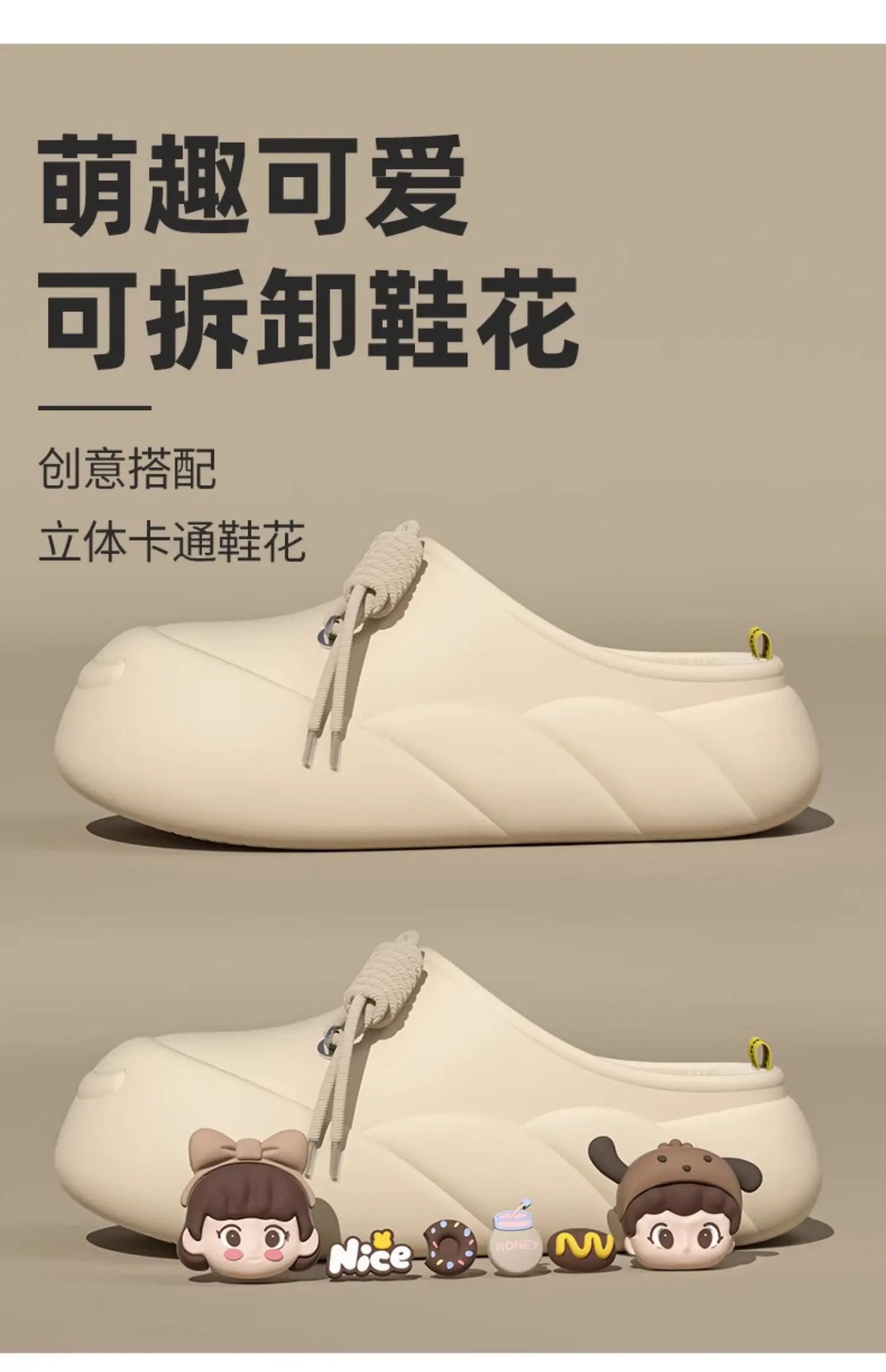 Cute Girl Eva Warm Winter Women Slippers 2024 Home Cotton Shoes Sweet Women's Slippers For Home