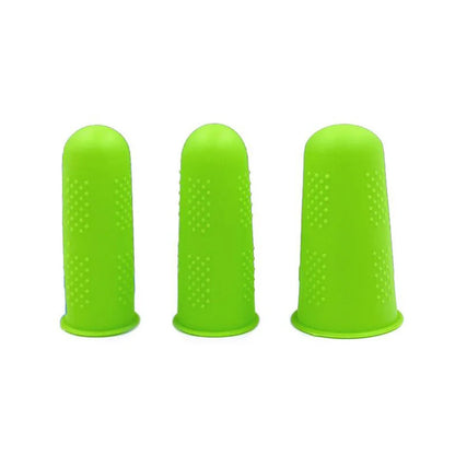 3/10pcs Finger Protector Anti-cut Silicone Gel Tube Hand Bandage Heat Resistant Finger Sleeves Great Cooking Kitchen Tools