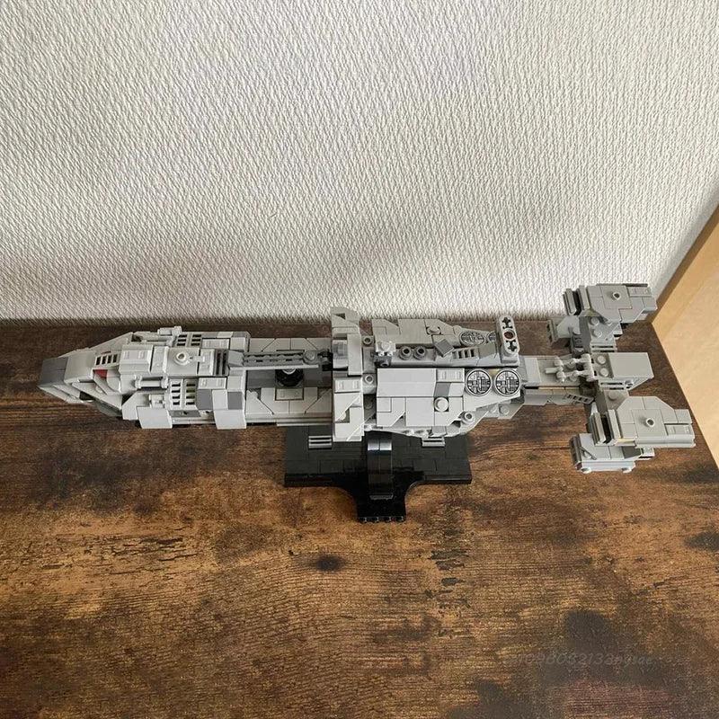 MOC Custom Starship Troopers Destroyer Building Blocks Model Space Wars Games DIY Assembly Bricks Children's Toy Christmas Gift