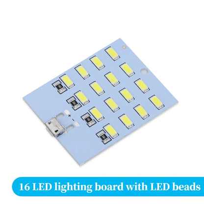 1PCS high quality 5730 smd 5V 430mA~470mA White Mirco Usb 5730 LED lighting panel USB mobile light Emergency light night light