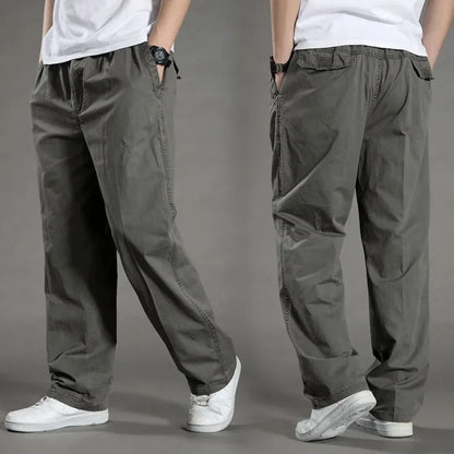 2026 Men's Cargo Pants Summer Spring Cotton Work Wear New In Large Size 6XL Casual Climbing Joggers Sweatpants Hombre