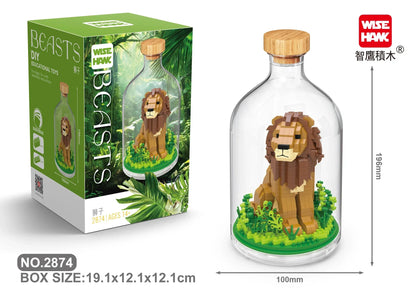 MOC Building Blocks Animal Model Bird Bald Eagle Parrot  DIY Assembly  Bricks Creative Games Collection Toys Xmas Gifts