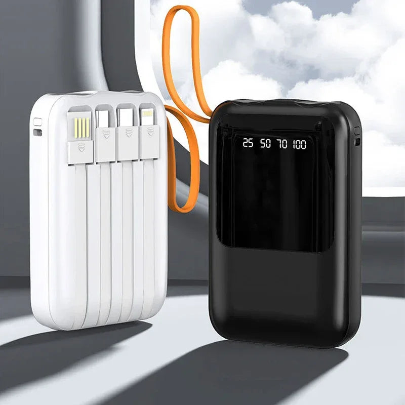 3*18650 Power Bank Fast Charging Powerbank Portable Battery Charger PowerBank For iPhone Xiaomi 4IN1 Mini Battery Storage Boxes
