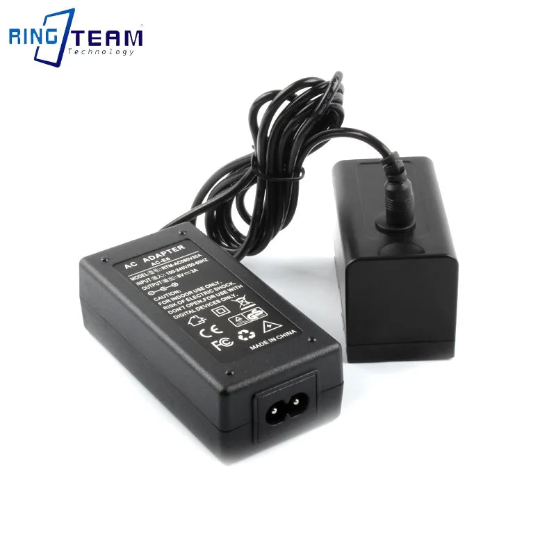 AC Power Adapter Kit + Dummy Battery BP-955 BP-970G BP955 for Canon XH A1S XL H1S H1A Camera
