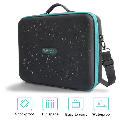 Waitley Portable Tool Battery Storage Case Waterproof accessories box For Makita ect batteries store carry, Can DIY partition