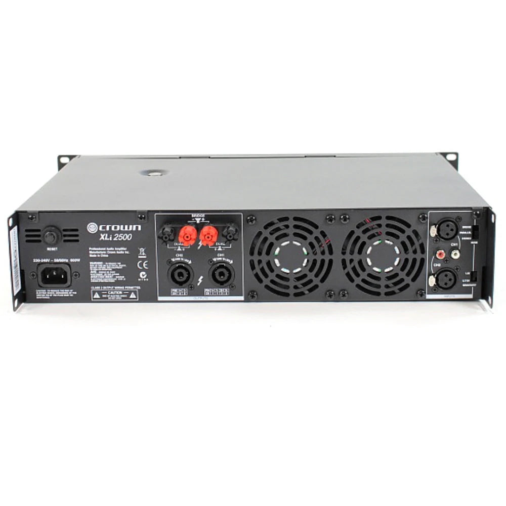 Professional Audio DJ Equipment XLi 2500 Power Amplifier Line Array Speakers Subwoofer Speakers Stage KTV Wedding Home Use